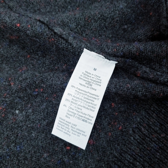 Madewell Donegal Kent Open Front Cardigan Sweater Coziest Yarn Gray - Picture 13 of 14